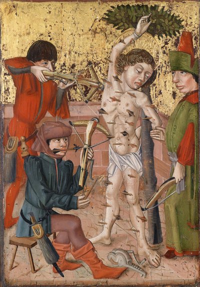 O Martírio de São Sebastião, c. 1470-1480 de Master of the Middle Rhine