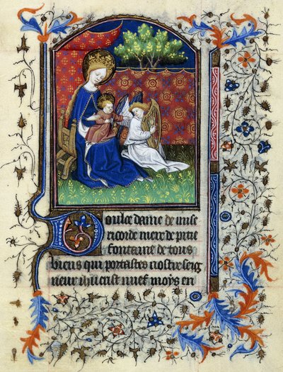 Virgem coroada, c.1430-1440 de Master of the Munich Golden Legend