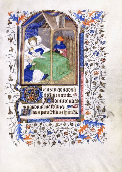 Natividade, c.1430-1440 de Master of the Munich Golden Legend