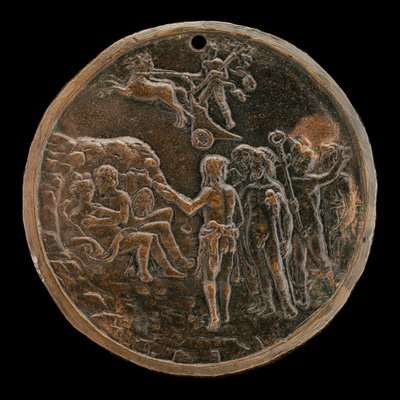 Marte e Vénus, quarto quarto do século XV. de Master of the Orpheus Legend