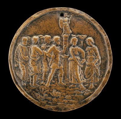 O Sacrifício da Afigenia, quarto quarto do século XV. de Master of the Orpheus Legend