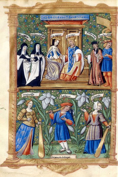 BNF Fr5750 f40 - A coroação e a entrada de Madame Claude Royne de France de Master of the Paris Entries