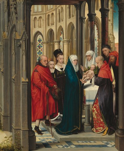 A Apresentação no Templo, c. 14701480. de Master of the Prado Adoration of