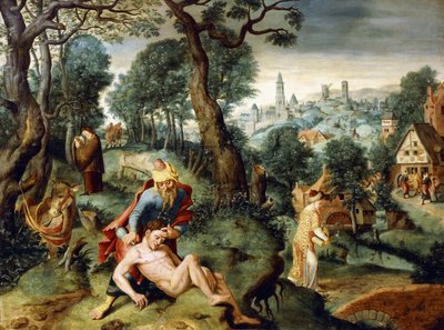 A parábola do bom samaritano, de Master of the Prodigal Son