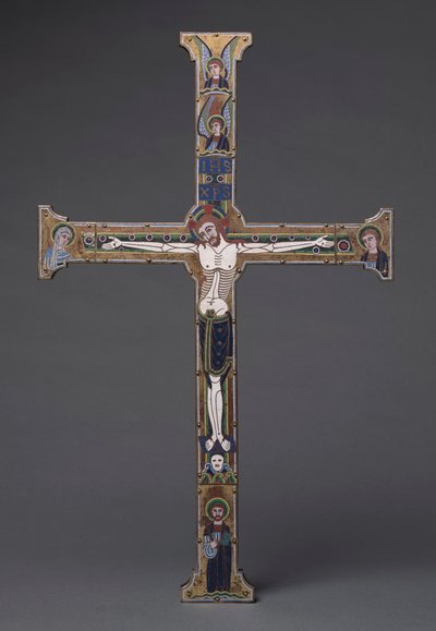 A cruz de Spitzer, c. 1190 de Master of the Royal Plantagenet Workshop