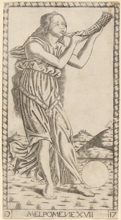 Melpômene de Master of the S Series Tarocchi