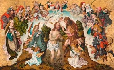 O Batismo de Cristo de Master of the Saint Bartholomew Altarpiece