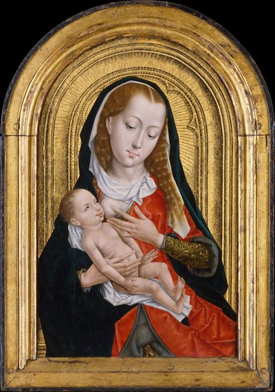 Virgem e Menino, 1475-99 de Master of the Saint Ursula Legend