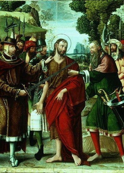 A Prisão de São João Batista (painel) de Master of the St. Johns Retable