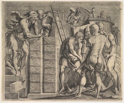 Cadmus Founding Thebes, ca. 1543-44. de Master of the Story of Cadmus