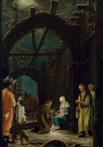 A adoração dos magos de Master of the Thyssen Adoration