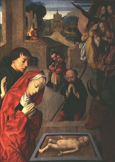 A Natividade, 1500 (painel) de Master of the Virgo Inter Virgines