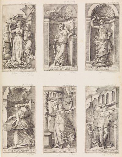 A Sibila Líbia, século XVI. de Master with the Name of Jesus