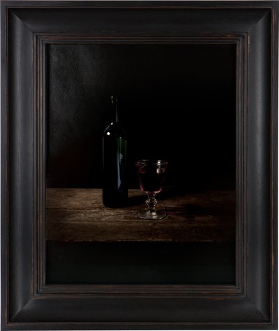 Última refeição no corredor da morte, Adolf Eichmann, 2012 (Impressão em transferência digital sobre pergaminho de pele de cabra) de Mat Collishaw