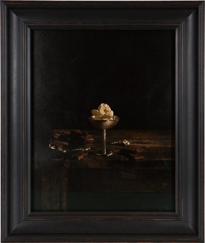Last Meal on Death Row, Dobie Gillis Williams, 2012 (Impressão em transferência digital sobre pergaminho de pele de cabra) de Mat Collishaw
