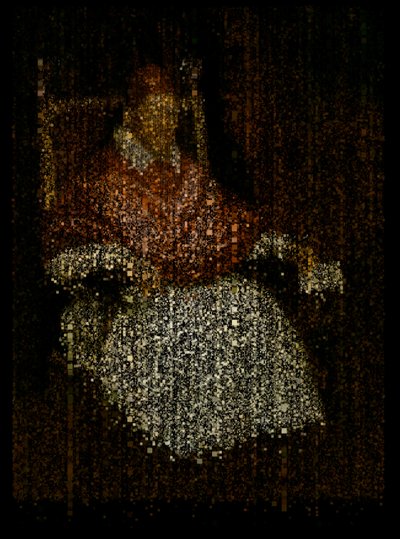 The End of Innocence, 2009 (ecrã, projetor e disco rígido) de Mat Collishaw