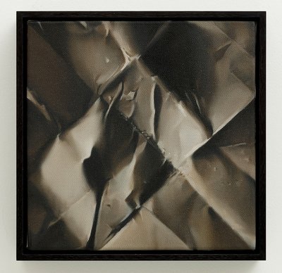 O que é que se passa, 2013 (óleo sobre tela) de Mat Collishaw