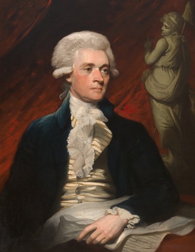 Thomas Jefferson (1743-1826) de Mather Brown