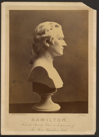Busto de Alexander Hamilton de Mathew B. Brady