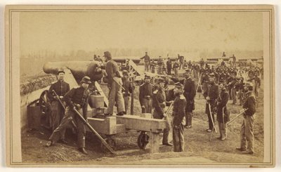 [Defesas de Fort Totten em Washington] de Mathew B. Brady