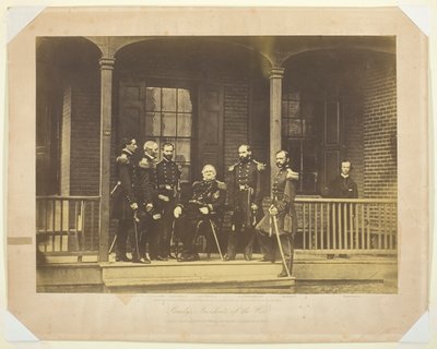 Tenente-General Scott, General-em-Chefe, Exército e Estado-Maior dos EUA de Mathew B. Brady