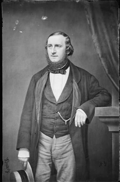 Retrato do compositor William Vincent Wallace 1812-1865, 1855. de Mathew B. Brady