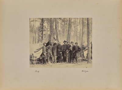 Oleiro e pessoal de Mathew B. Brady