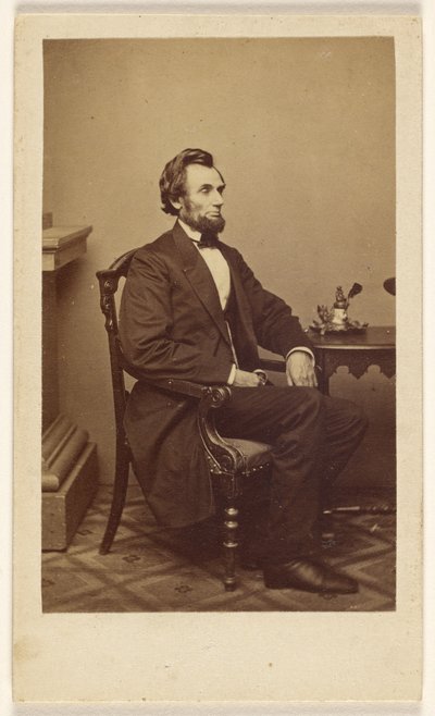 Presidente Abraham Lincoln, Washington, D.C. de Mathew B. Brady