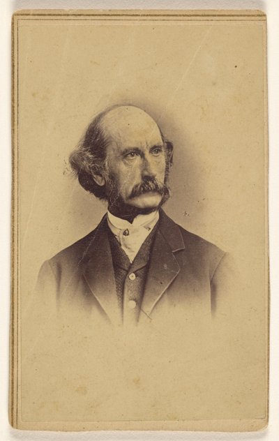[Homem careca não identificado, de bigode, impresso em vinheta]. de Mathew B. Brady