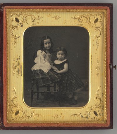 Sem título (Retrato de duas raparigas) de Mathew B. Brady