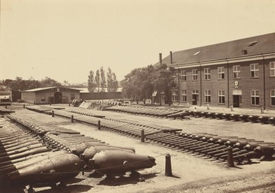 Vistas do estaleiro de artilharia naval, Washington, D.C., junho de Mathew B. Brady