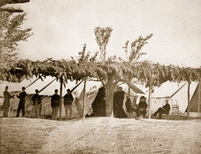 Hospital Geral, City Point, 1861-65 de Mathew B. Brady