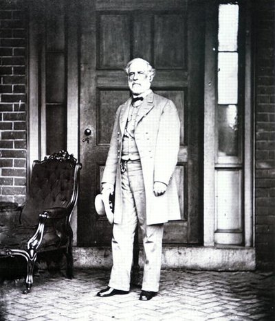 General Robert E. Lee (1807-70) (foto a p/b) de Mathew Brady