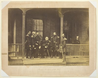 Tenente-General Scott, General-em-Chefe, Exército e Estado-Maior dos EUA de Mathew Brady