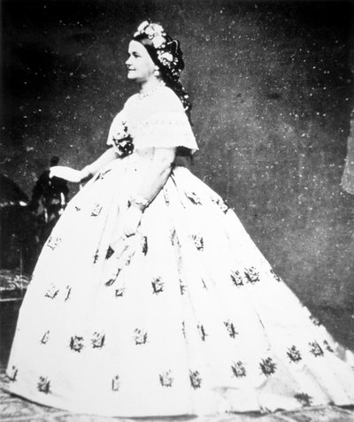 Mary Lincoln (1818-82) 1861 (foto a p/b) de Mathew Brady