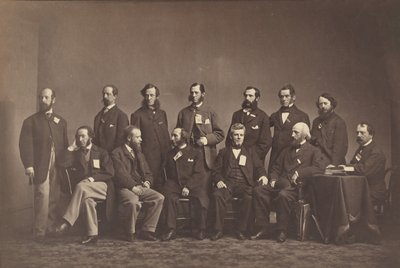 [Membros da Comissão Sanitária de Nova Iorque], ca. 1860. de Mathew Brady