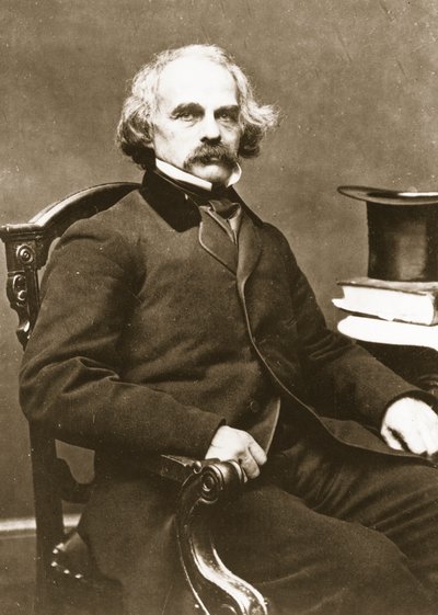 Nathaniel Hawthorne (fotogravura) de Mathew B. Brady