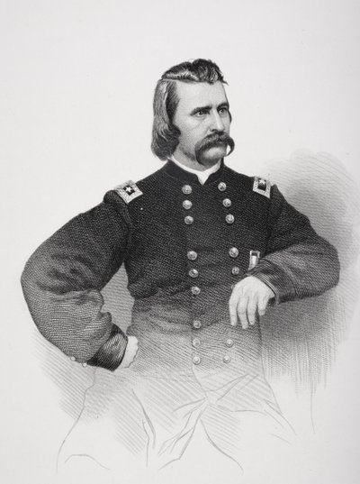 Retrato de John Alexander Logan (1826-86) (lito) de Mathew B. Brady