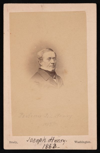 Retrato de Joseph Henry 1797-1878, 1863. de Mathew Brady