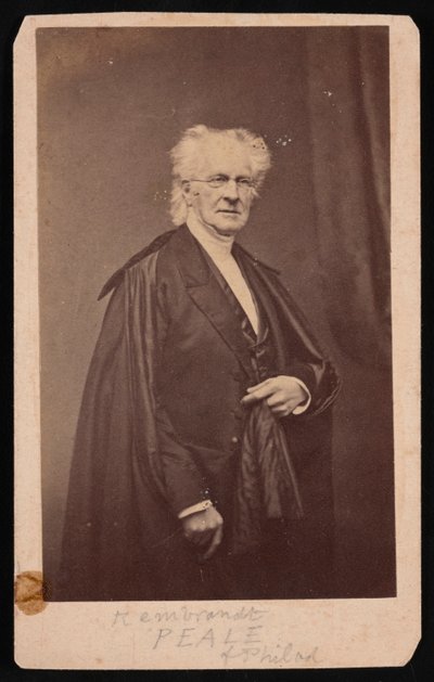 Retrato de Rembrandt Peale 1778-1860, Antes de 1860. de Mathew Brady