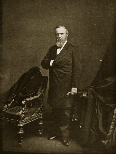 Rutherford B. Hayes antes de sua posse como presidente, 1877 de Mathew B. Brady