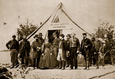 Os Correios, Sede do Exército do Potomac, 1861-65 de Mathew B. Brady