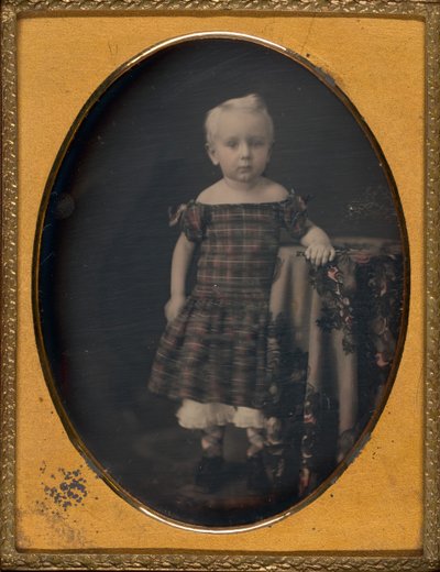Retrato sem título de uma criança, 183960. de Mathew Brady