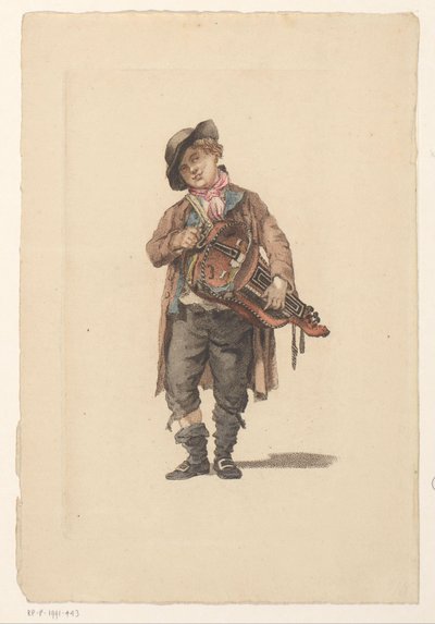 tocador de realejo de Mathias de Sallieth