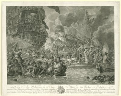 O Raid Holandês na Medway e a Captura do Carlos Real, 1667 de Mathias de Sallieth