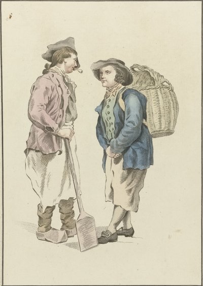 Dois fazendeiros em conversa de Mathias de Sallieth