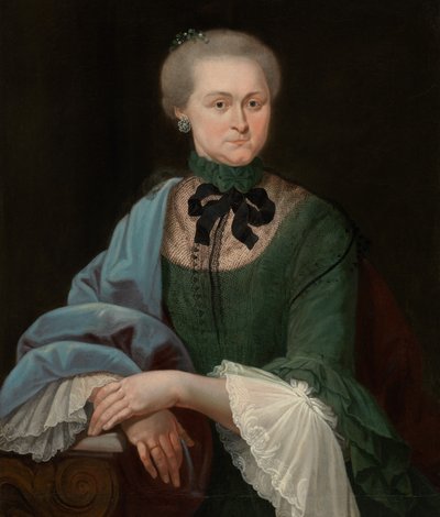 Retrato de uma Mulher (óleo sobre tela) de Mathias de Visch