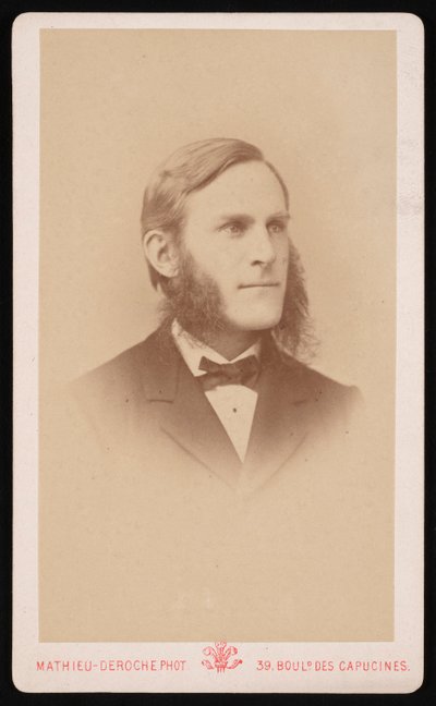 Retrato de Samuel Hubbard Scudder 1837-1911, Circa 1871. de Mathieu Deroche
