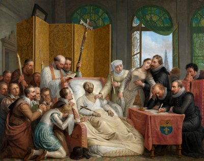 A Morte de Peter Paul Rubens de Mathieu Ignace van Bree