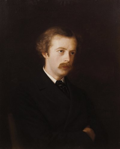 Retrato do poeta Arthur Symons 1865-1945, 1898. de Mathilde de La Tour Comtesse